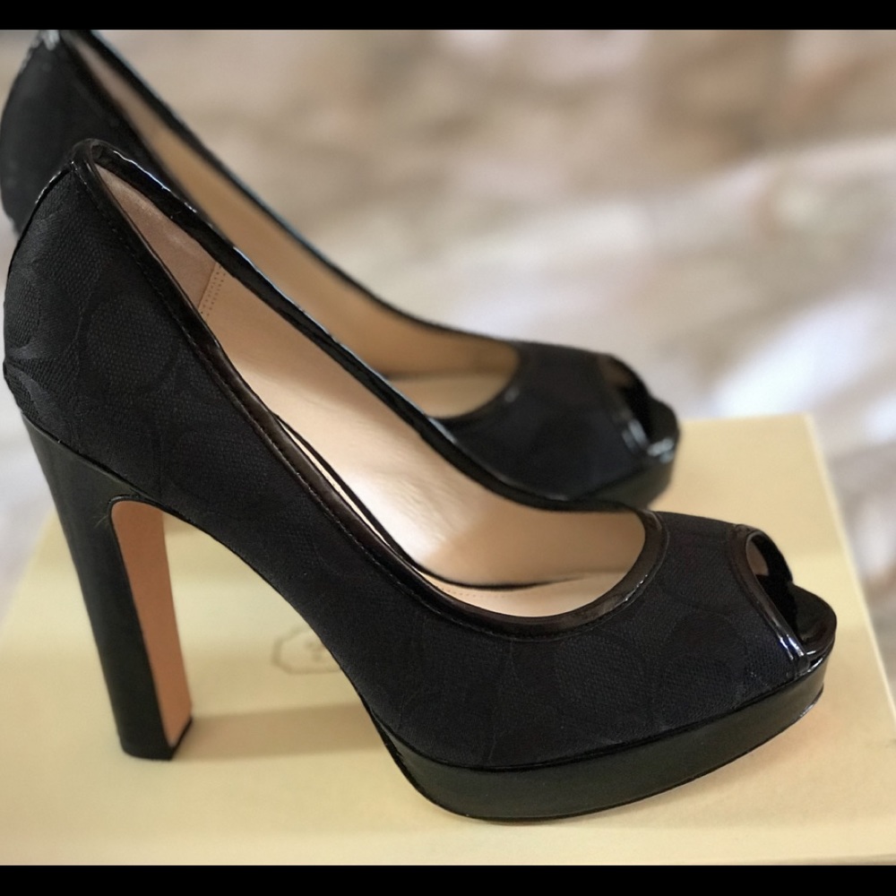 Coach Breana Peep Toe Shoes